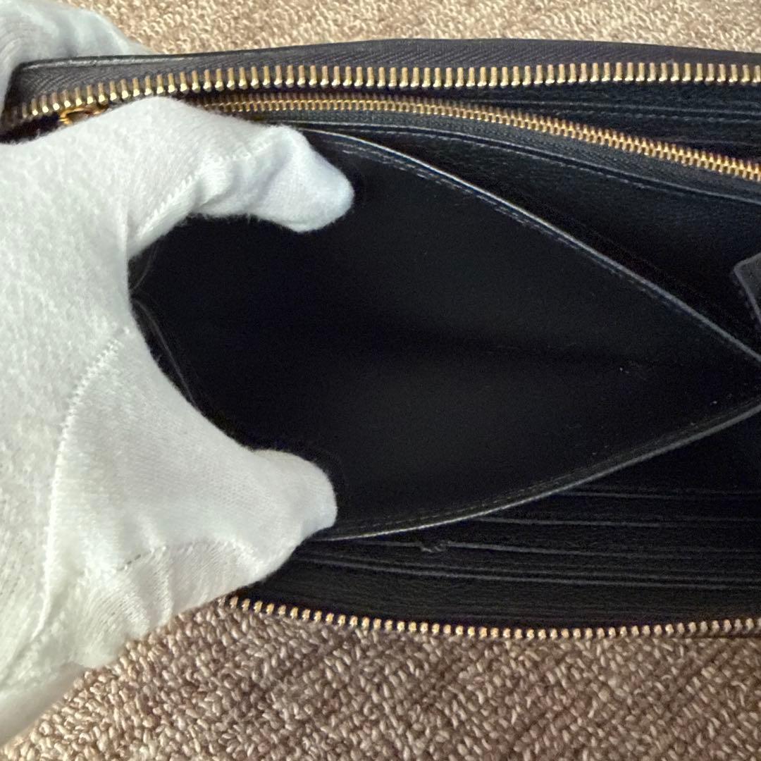 ［値下げ］[美品]ルイヴィトン　モノグラム　アンプラント　ジッピーウォレット　黒