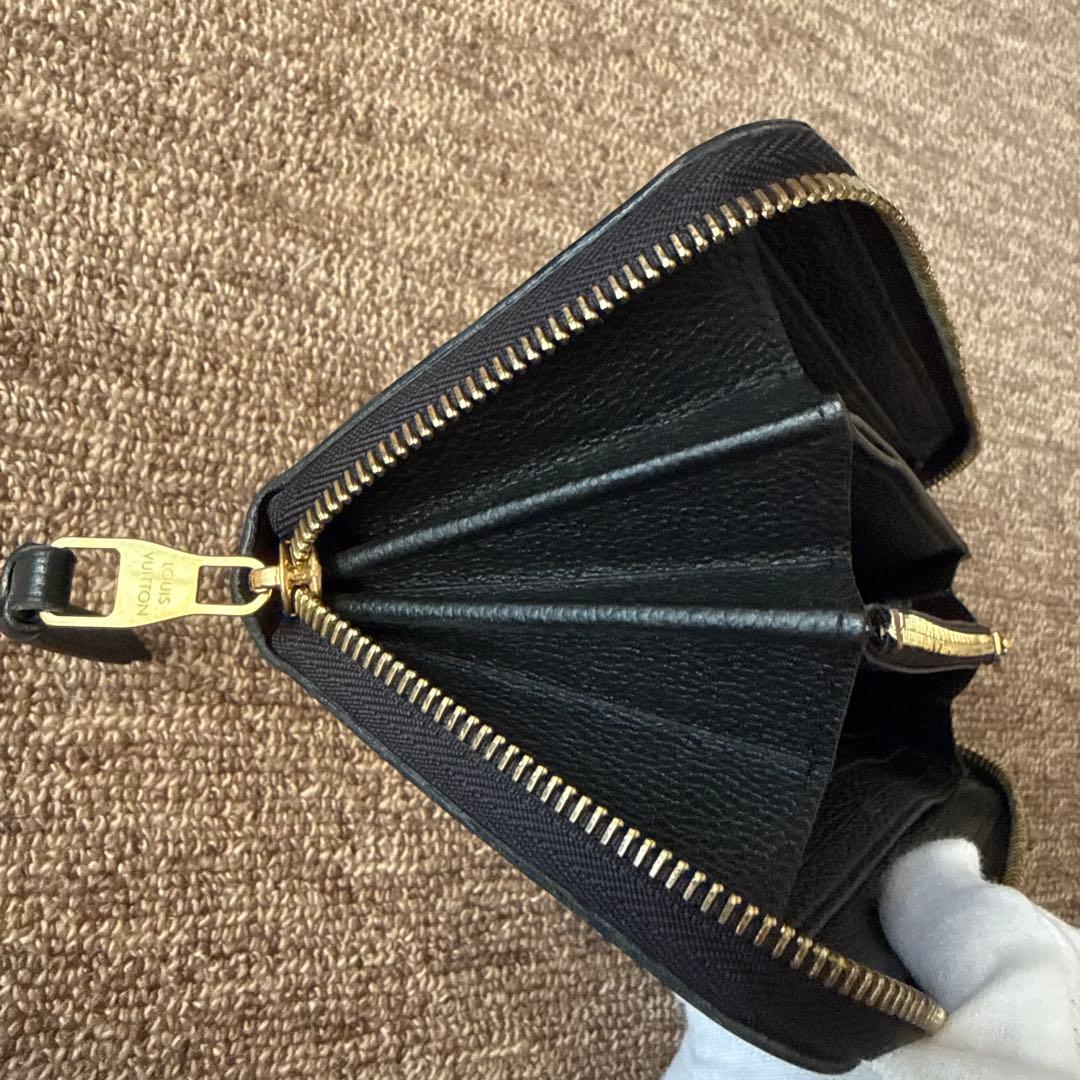 ［値下げ］[美品]ルイヴィトン　モノグラム　アンプラント　ジッピーウォレット　黒