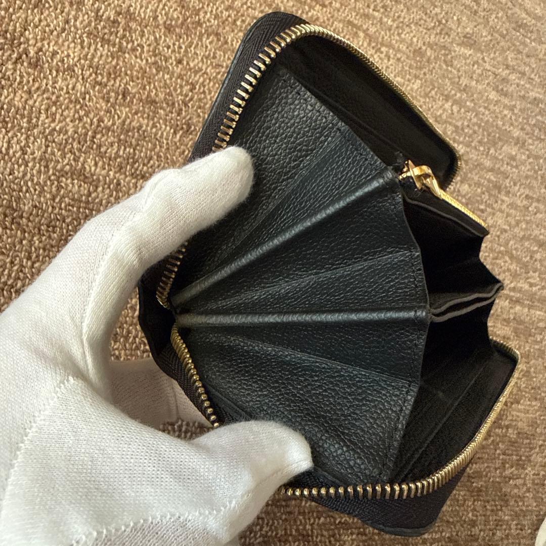 ［値下げ］[美品]ルイヴィトン　モノグラム　アンプラント　ジッピーウォレット　黒