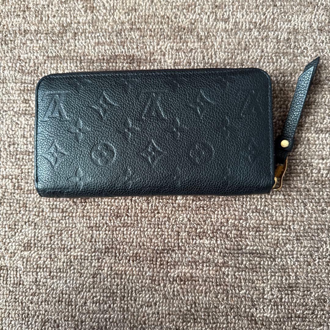 ［値下げ］[美品]ルイヴィトン　モノグラム　アンプラント　ジッピーウォレット　黒