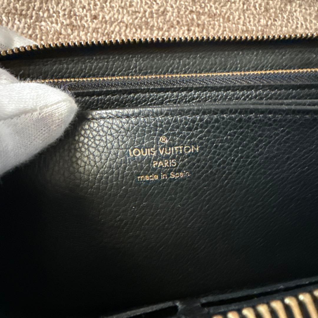 ［値下げ］[美品]ルイヴィトン　モノグラム　アンプラント　ジッピーウォレット　黒