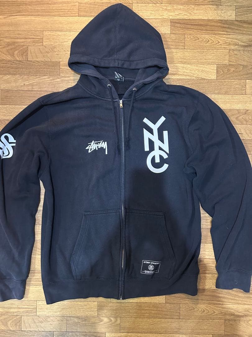 U.S製 STUSSY ジップパーカー XL