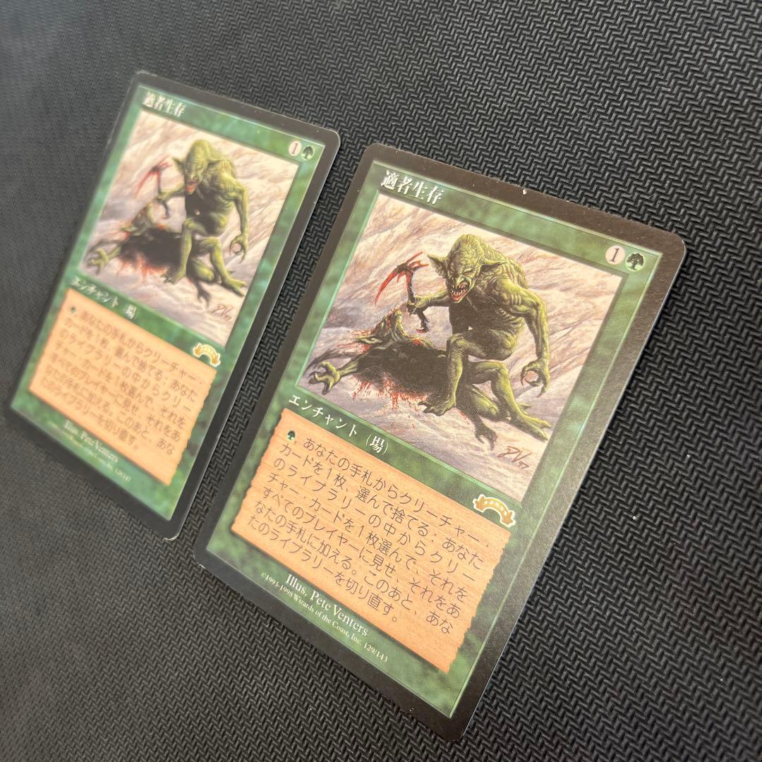 mtg 適者生存 2枚セット