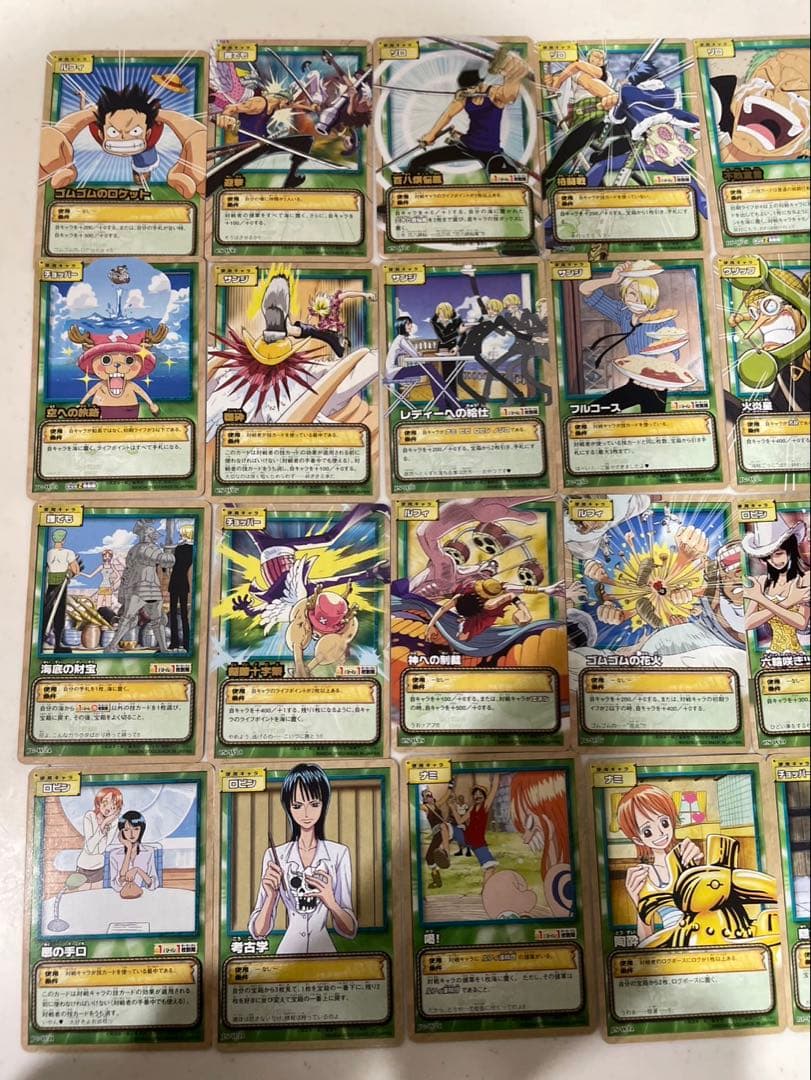 【希少】旧ワンピースカードゲーム　麦わら海賊団　４０枚まとめ売り　レアカードあり