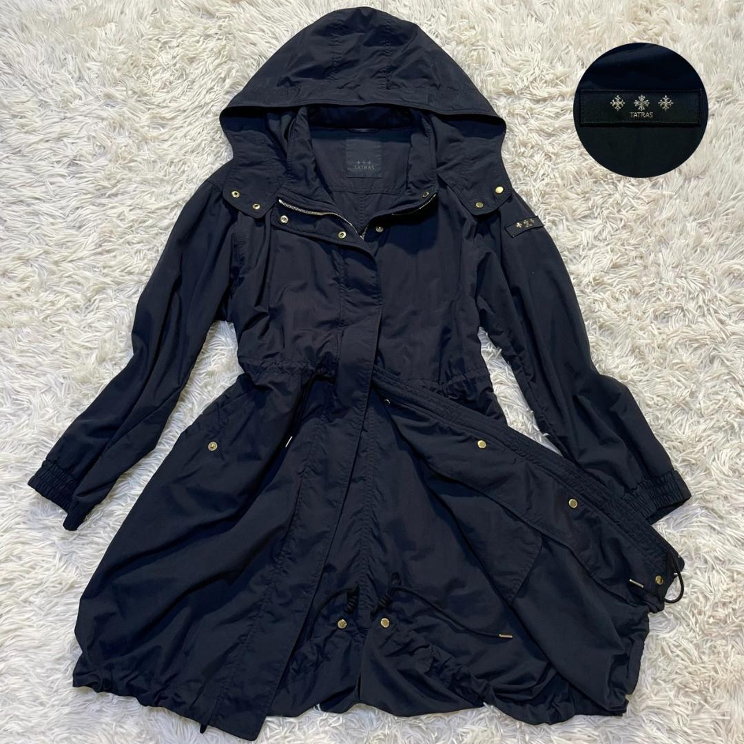 美品✨タトラス ALRESCHA モッズコート 2way ナイロン ブラック S
