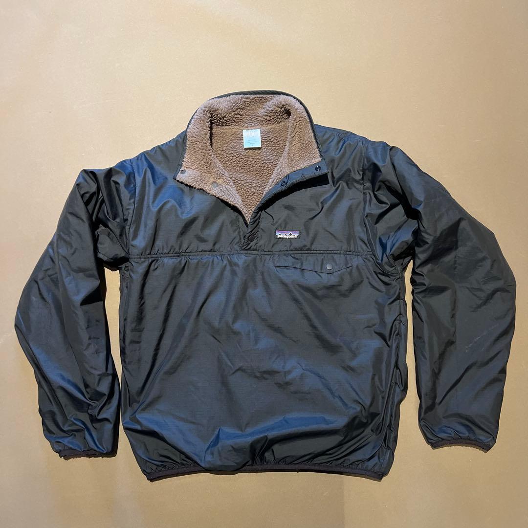 日本未発売！　パタゴニア　リバーシブル　スナップT S グリセード