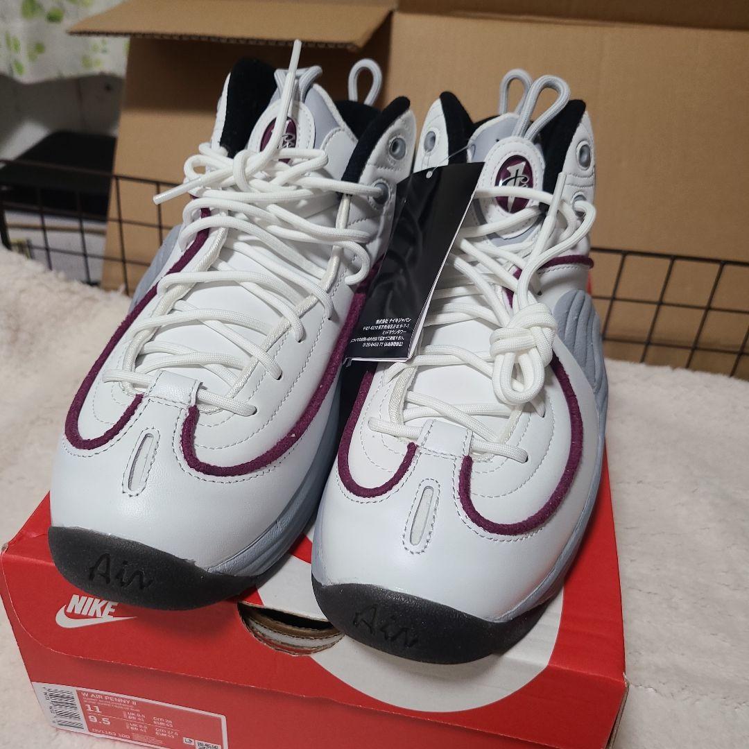 NIKE PENNY2 ペニー2　ホワイト/パープル 28cm
