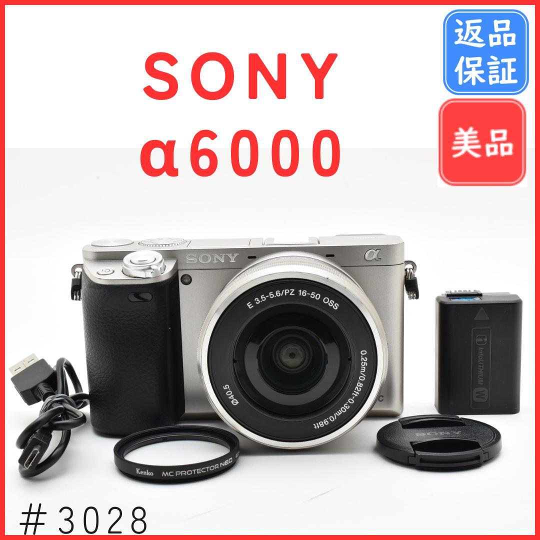 【美品】ソニー SONY α6000 レンズセット 《ショット数553回》