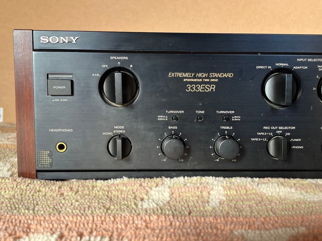 【美品】SONY プリメインアンプ 333ESR 出音確認済み