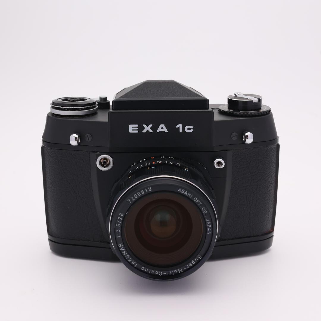 ihagee EXA 1c M42 TAKUMAR 28mm F3.5 ケース付