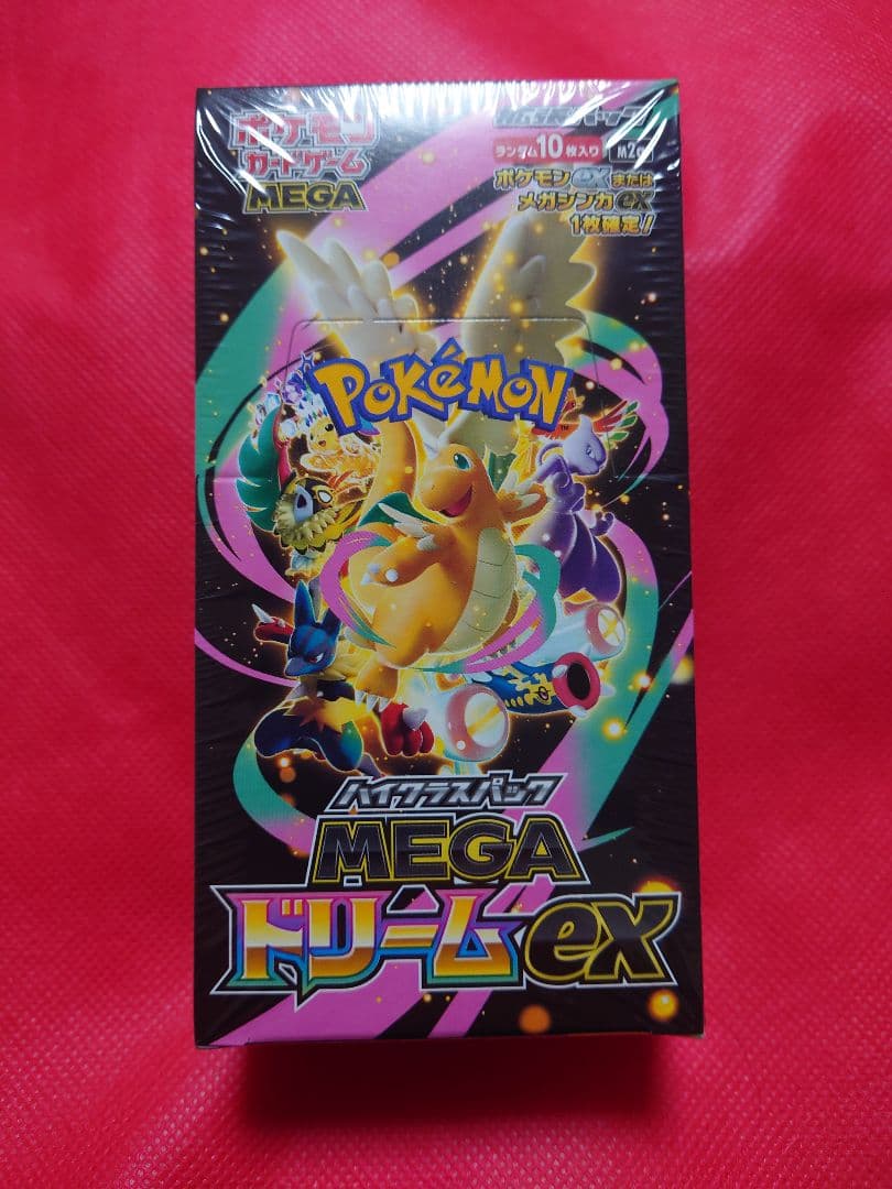ポケモンカードゲーム MEGAドリームex 1box（完全未開封）シュリンク有り