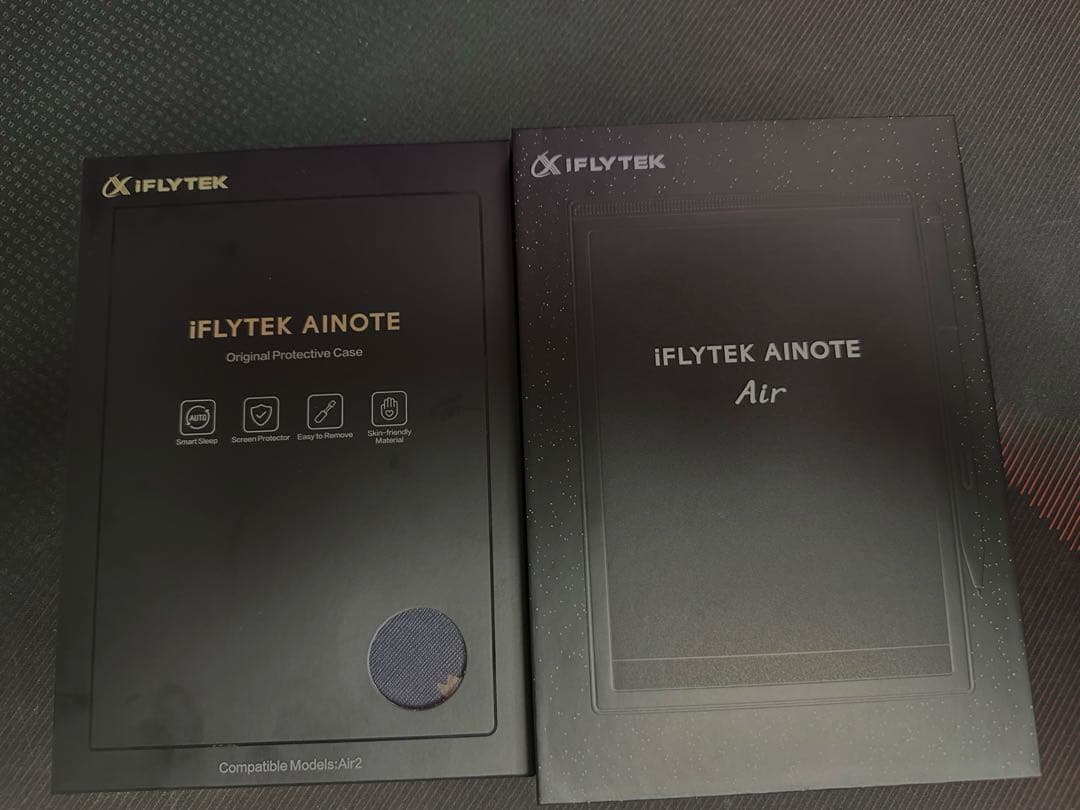 美品 iFLYTEK AINOTE Air2 本体 + 保護カバー（ブルー）