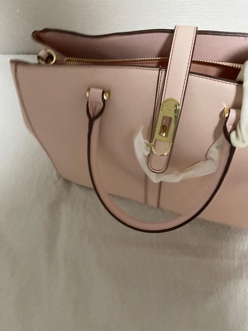 サマンサベカピンク ハンドバッグ 新品未使用ショルダーストラップ付