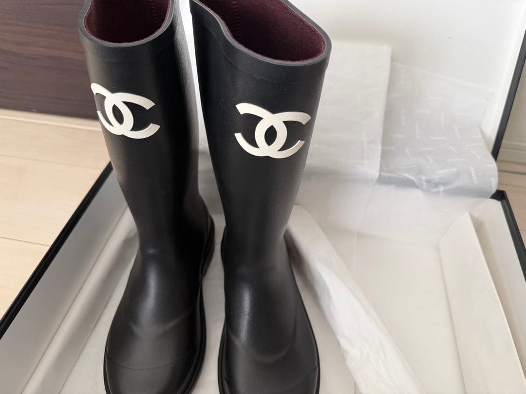 【2/6限定】CHANELブーツ(レインシューズ)