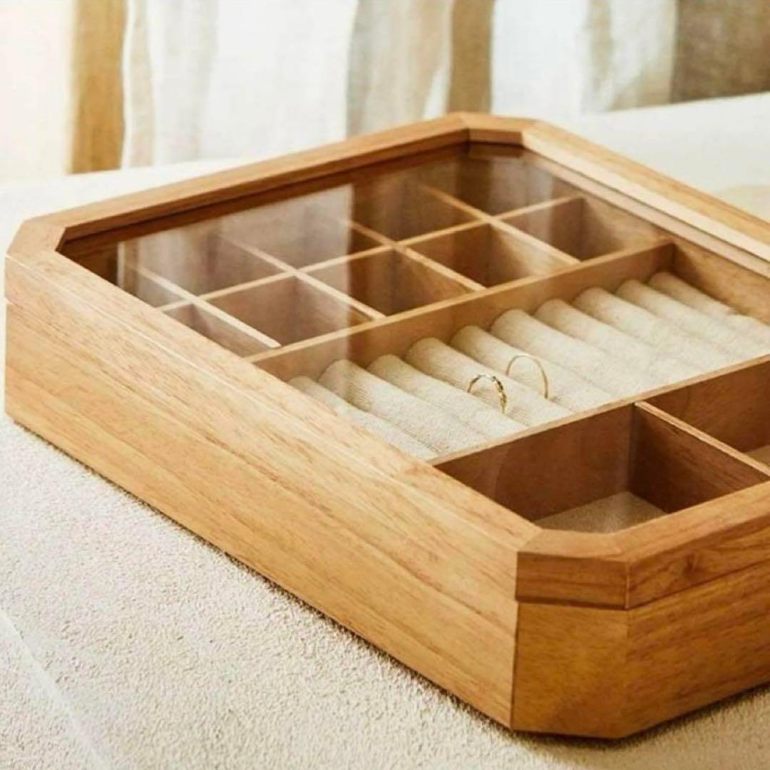 新品未開封・ZARA ウッドジュエリーボックス