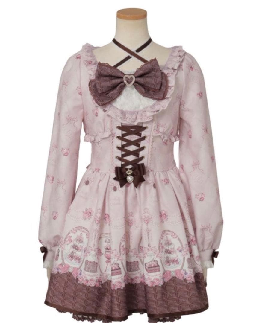 LIZLISA Melty Chocolateワンピース ピンク