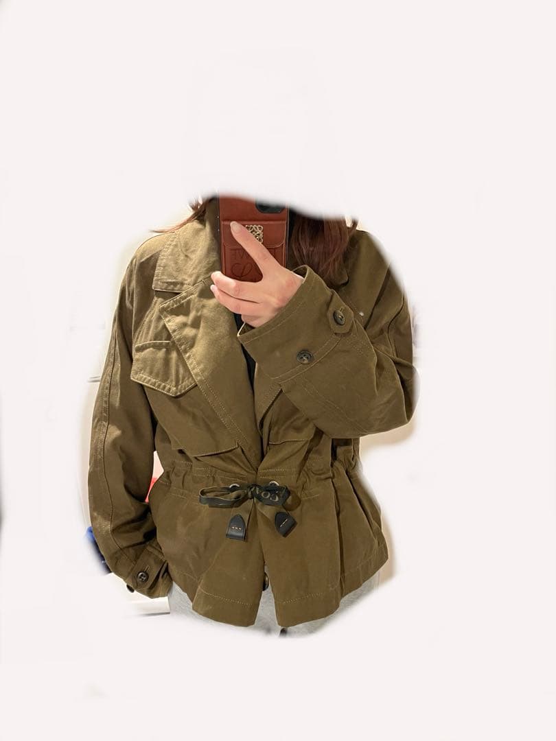 ぐ*ぅ様 COACH ミリタリージャケット XS オリーブ