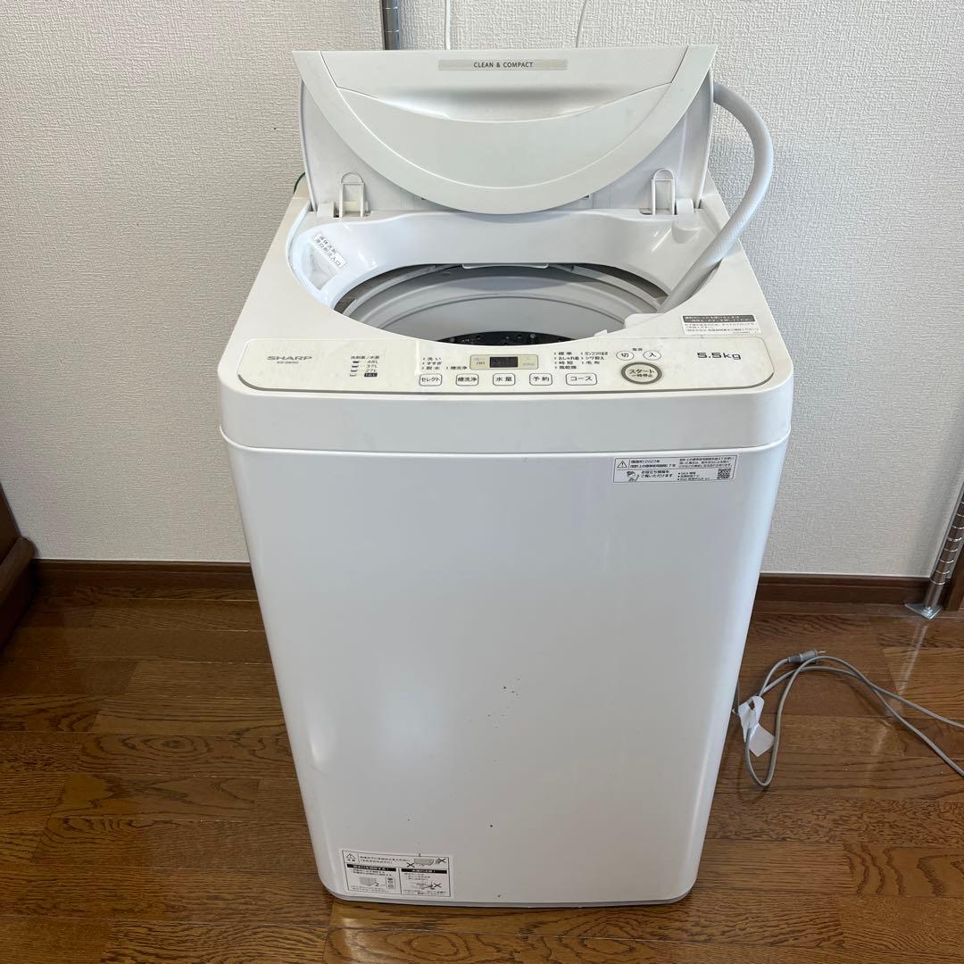SHARP 縦型洗濯機 5.5kg 2023年製
