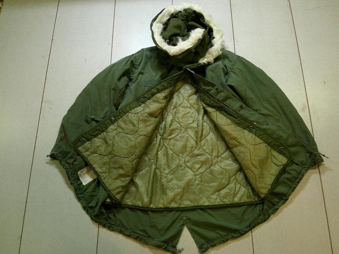 米軍実物 Ｍ65 フィッシュテールパーカー フルセット X-SMALL
