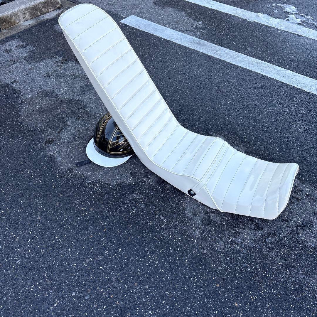 xjr400前期 三段シート60cmホワイト