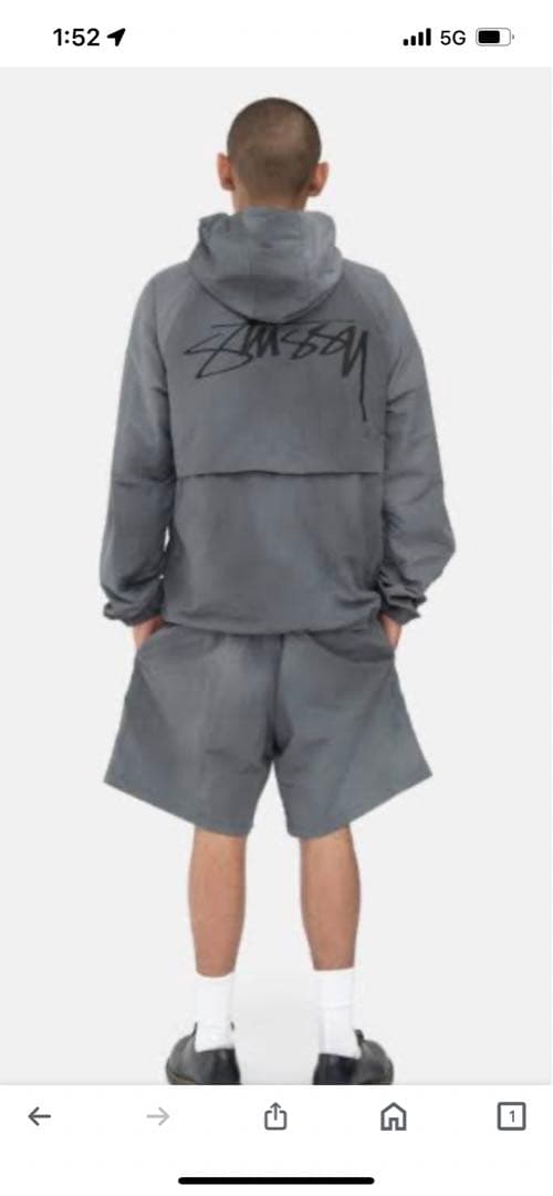 stussyシェルジャケット正規品、最終値下げ❗️