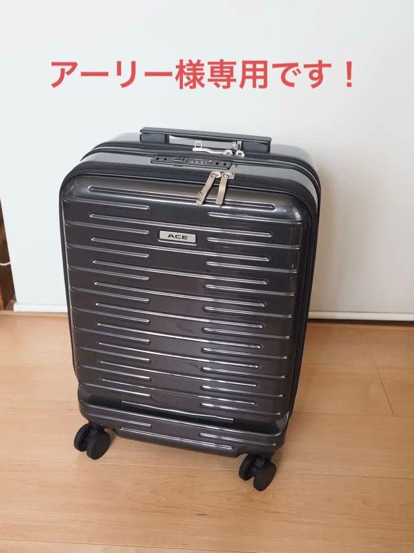 ACE グレー 中型キャリーケース33L