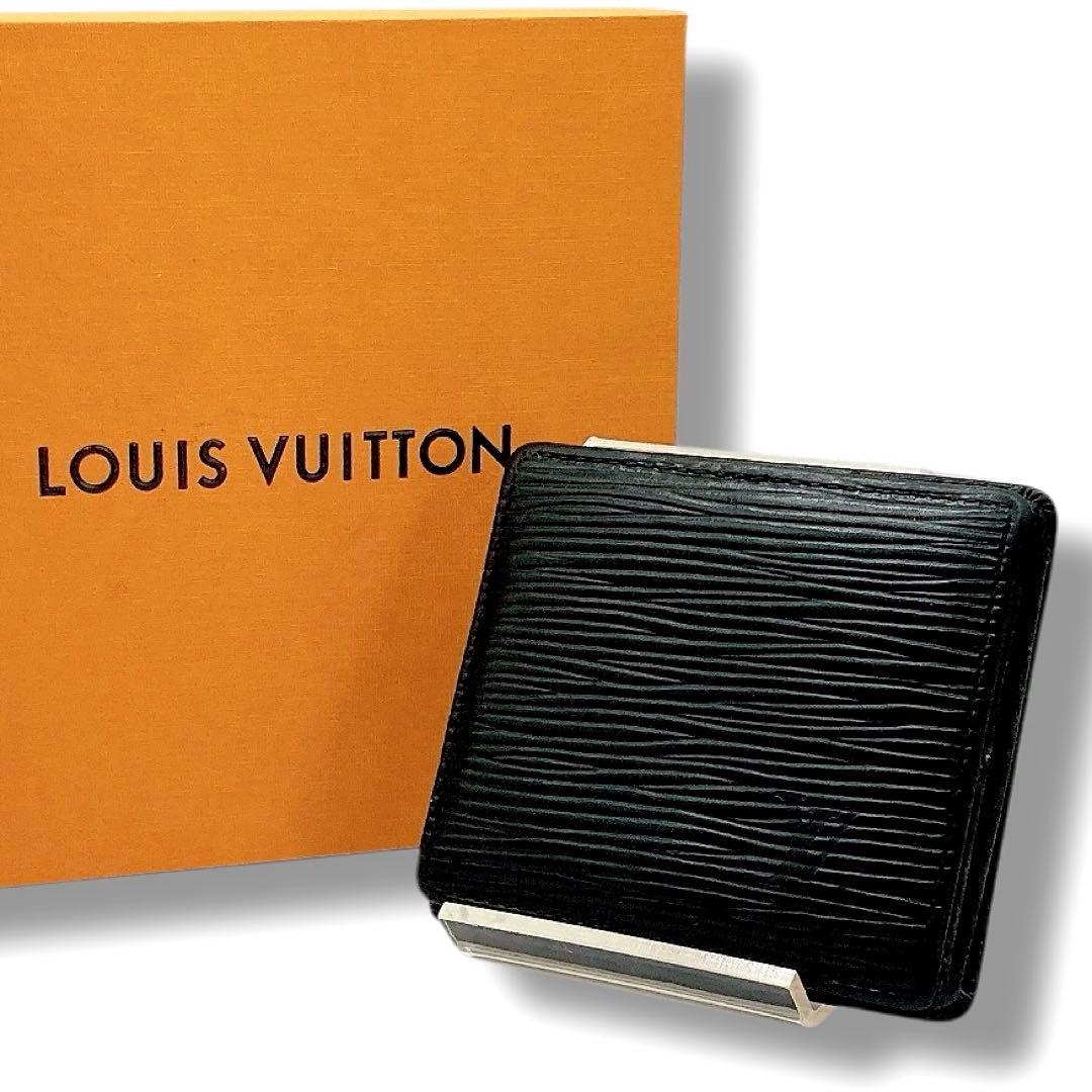 ルイヴィトン✨ポルトモネ　ボワット　ケース　小銭入れ　エピ　ブラック