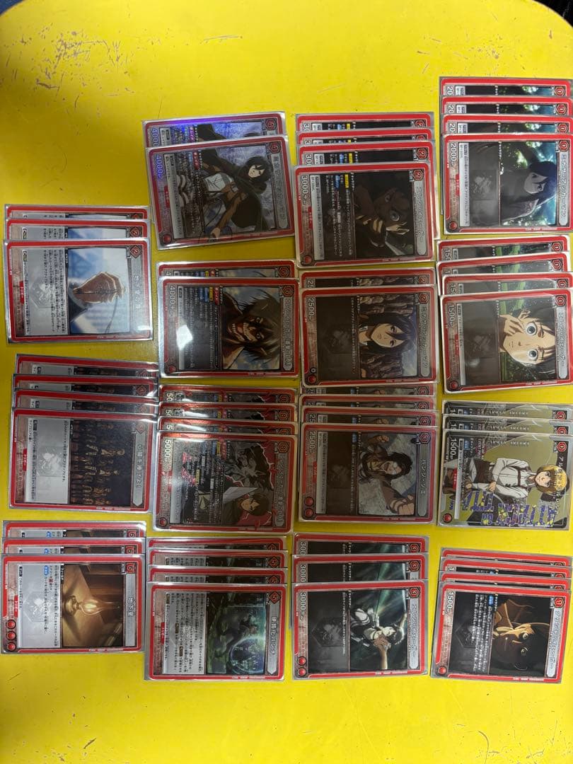 ユニアリ　進撃　スリーブ50枚付き