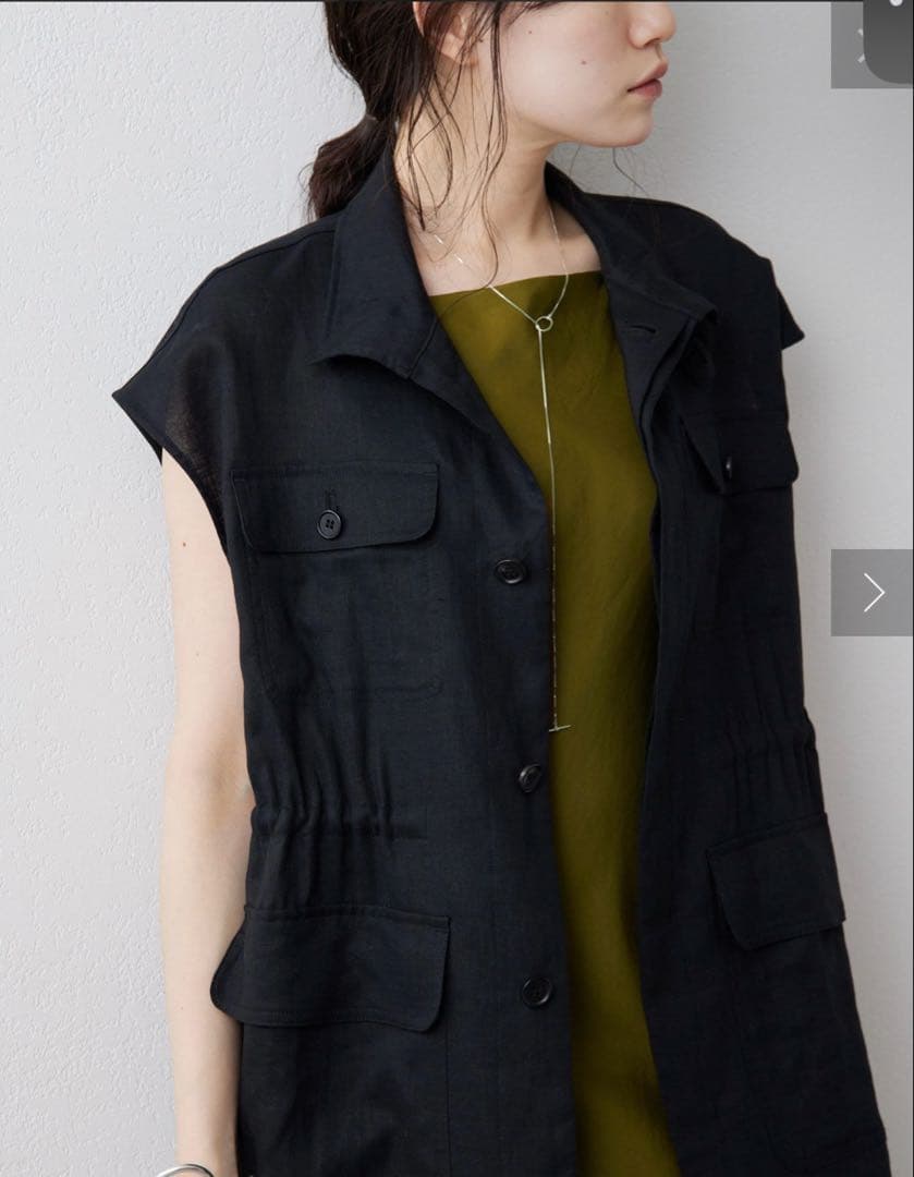 最高値下値rawing Numbers コンチネンタルリネンベスト