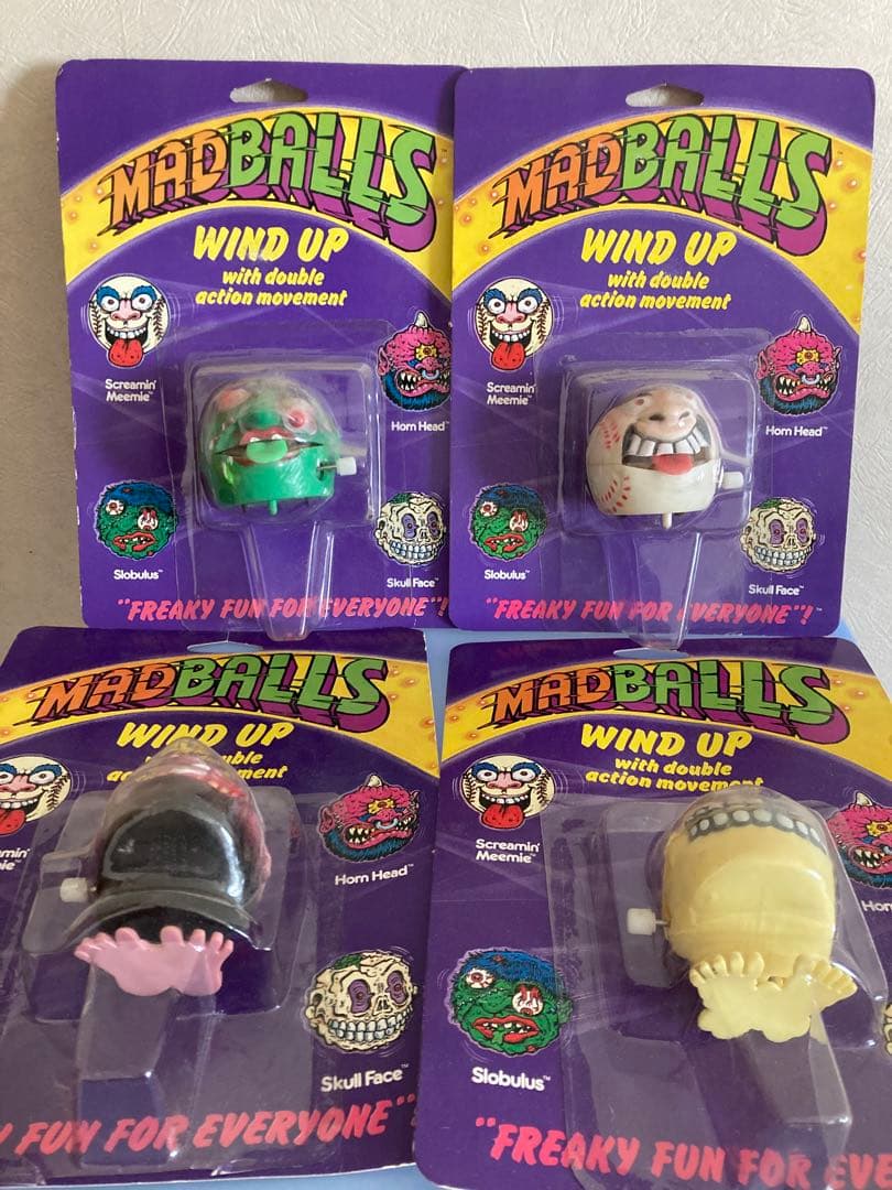 週末セール　MADBALLS　マッドボール　WIND UP　４体セット