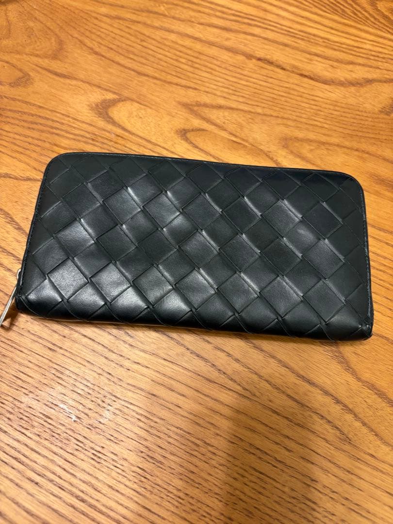 ボッテガヴェネタ　長財布　黒　バイカラー