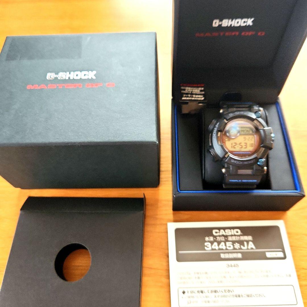 カシオG-SHOCK電波ソーラーフロッグマンD-1000B-1JF美品