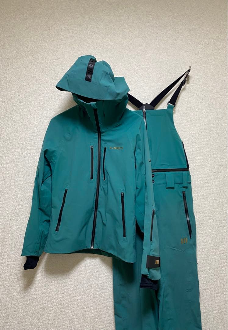 LIMIT 上下セット ビブパンツ　スノーボードウェア　 M スキーウェア