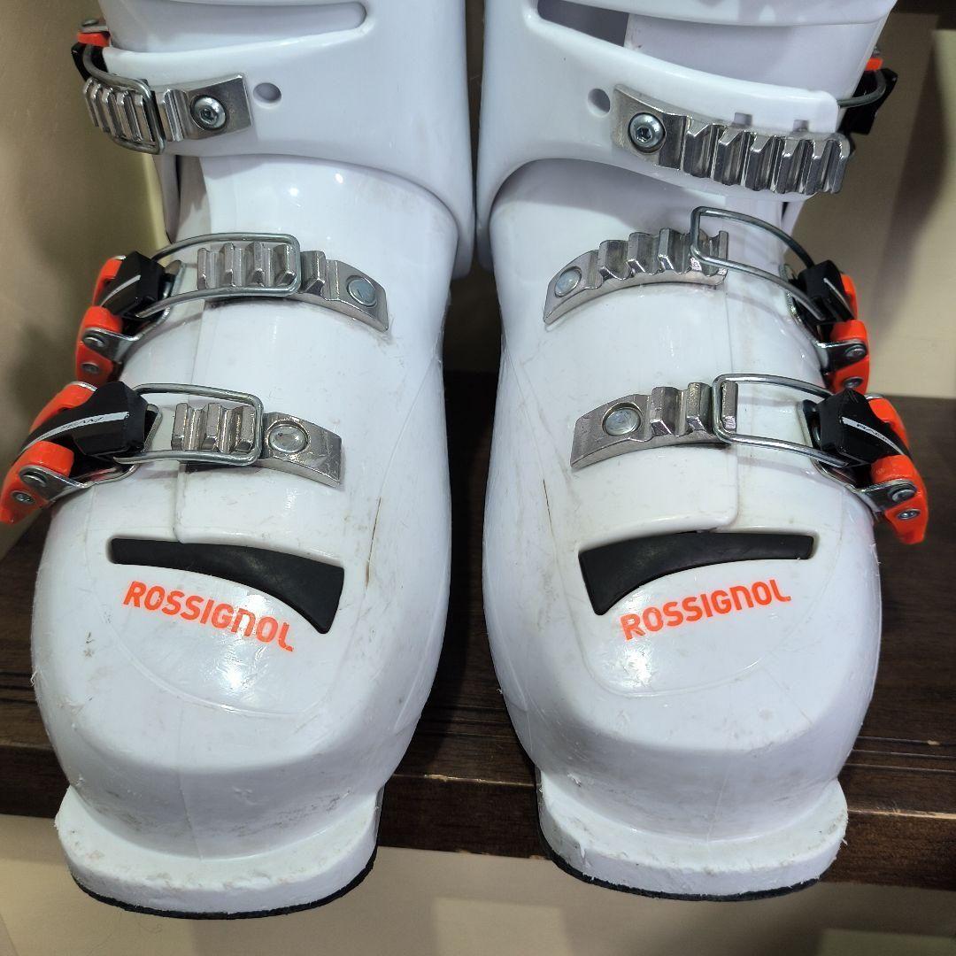 ROSSIGNOL スキー ブーツ ホワイト/オレンジ