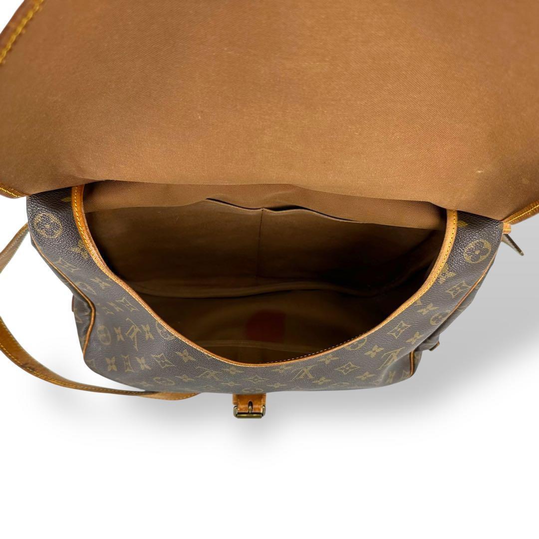 ルイヴィトン ショルダーバッグ ソミュール35 モノグラム 大容量