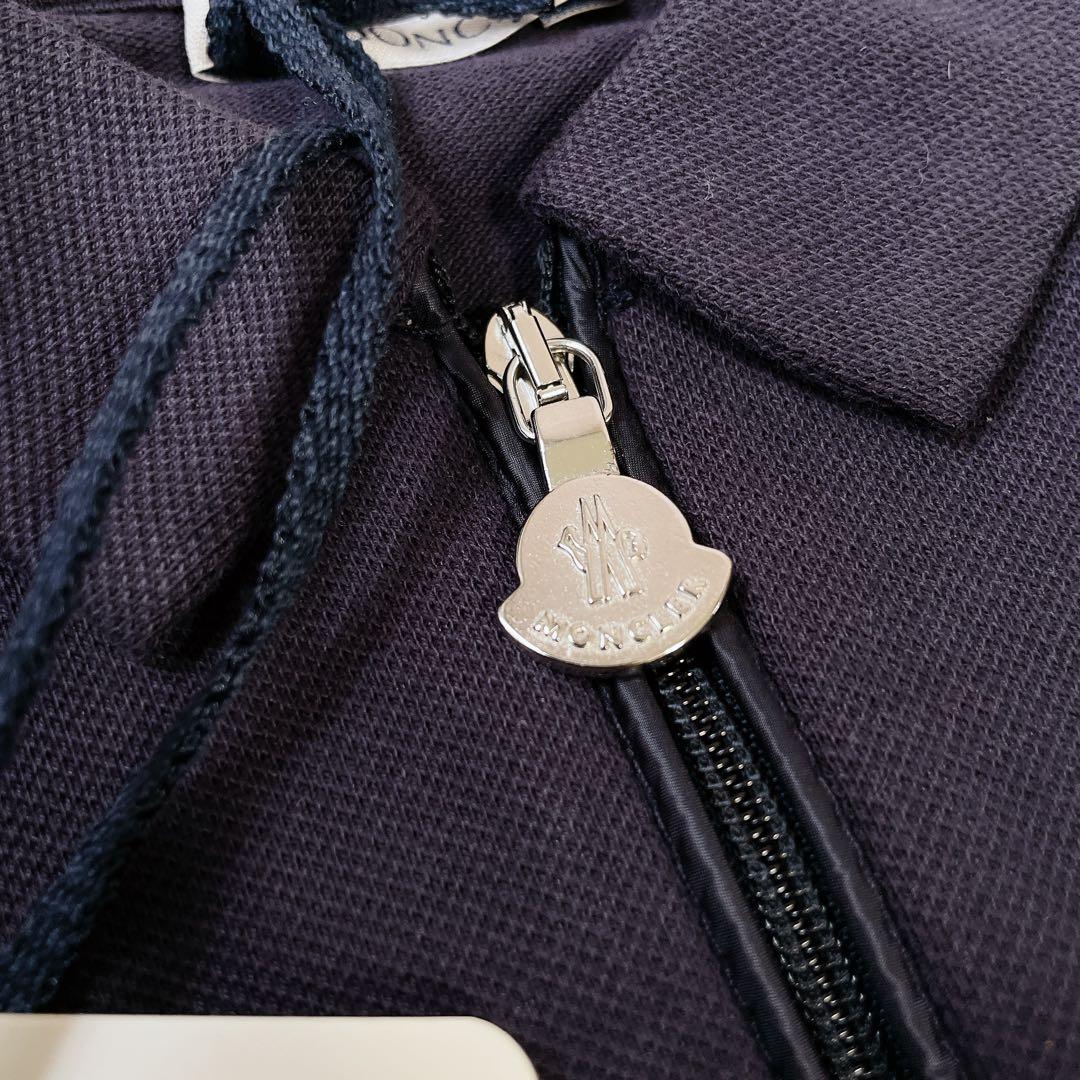 美品　モンクレール　国内正規品タグ　異素材切替ワンピース　半袖　104㎝