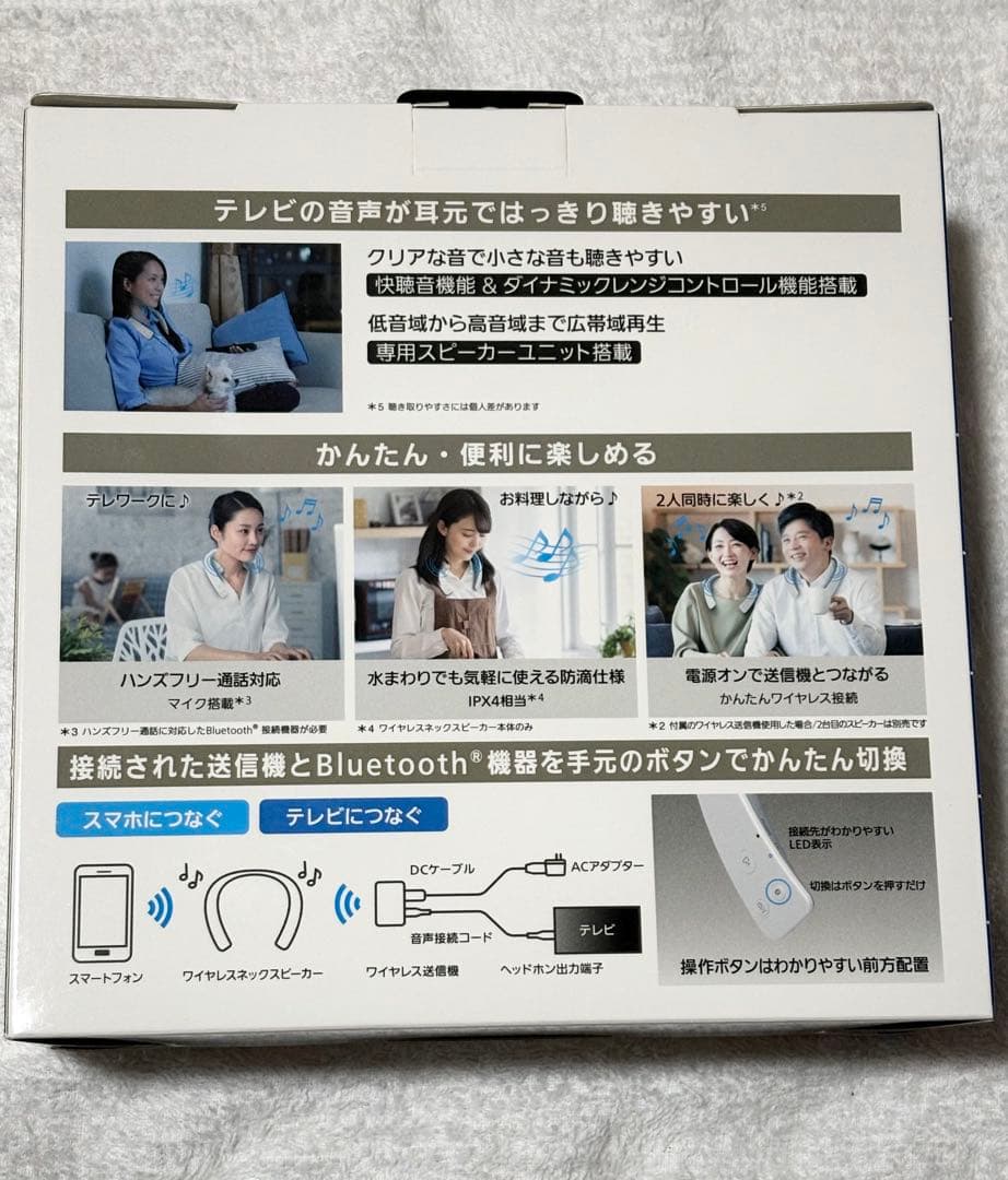 Panasonic SC-WN10-W ワイヤレスネックスピーカー