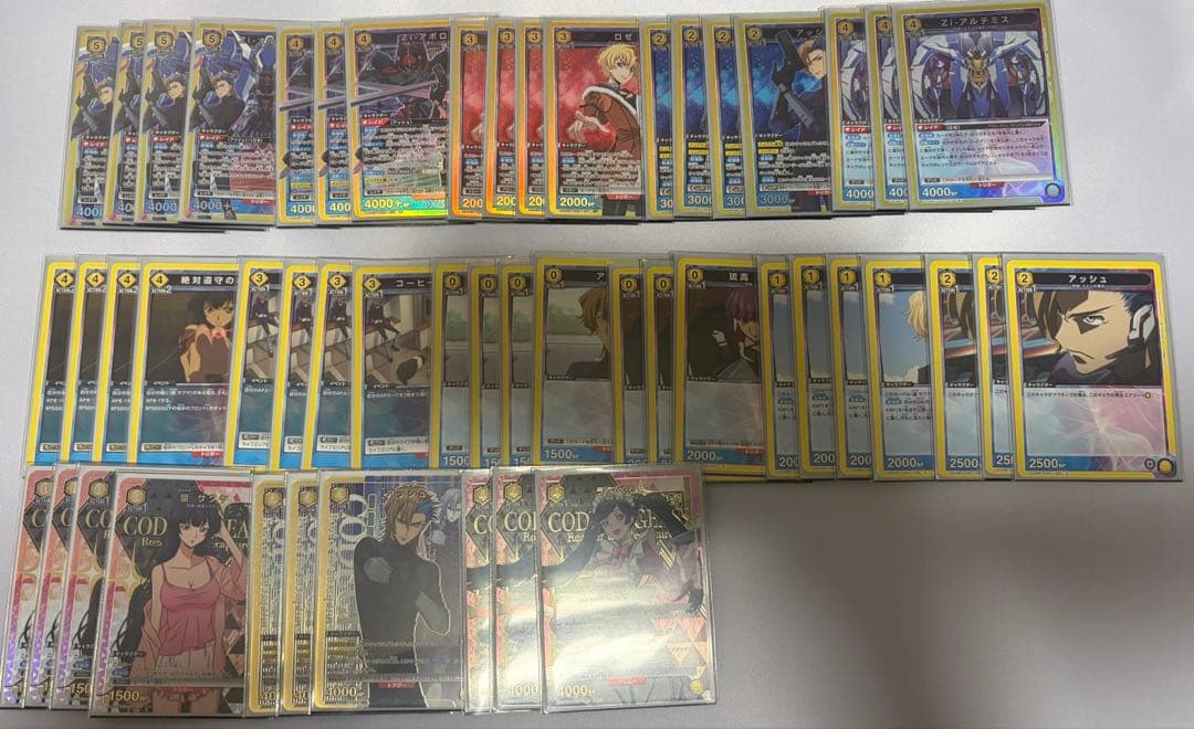 ユニオンアリーナ コードギアス 奪還のロゼ オルテギア デッキ