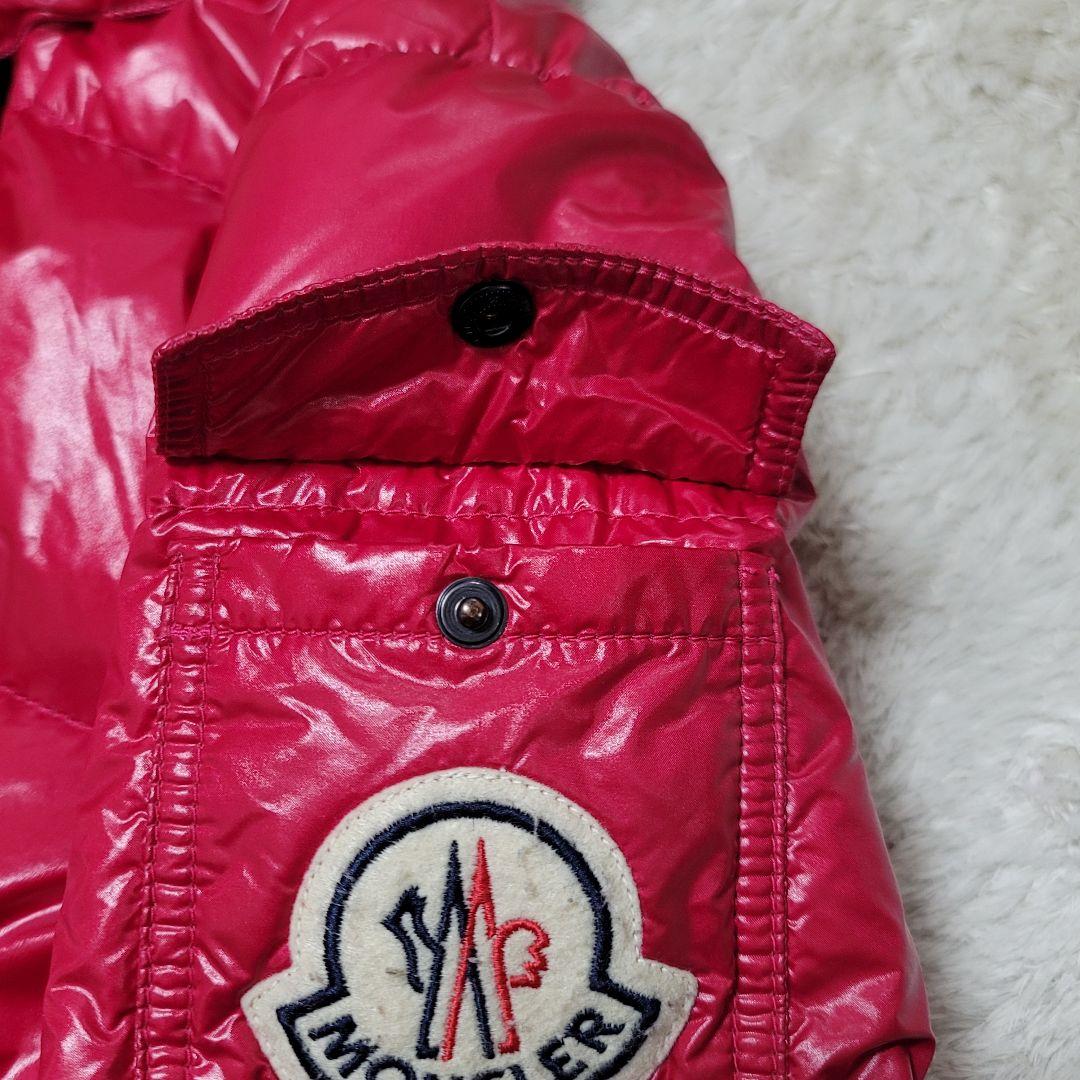 モンクレール　バディア　ダウンジャケット　シャイニー　デカワッペン