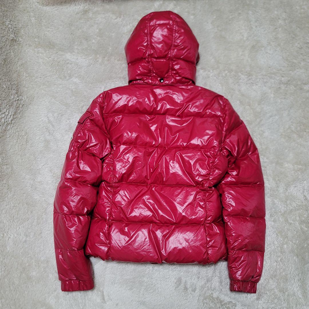 モンクレール　バディア　ダウンジャケット　シャイニー　デカワッペン