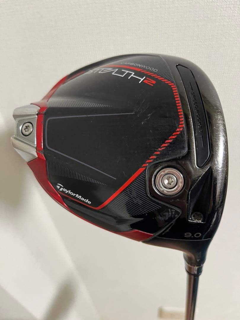 stealth2 ドライバー　9.0 純正シャフト50s　ヘッドカバー付き