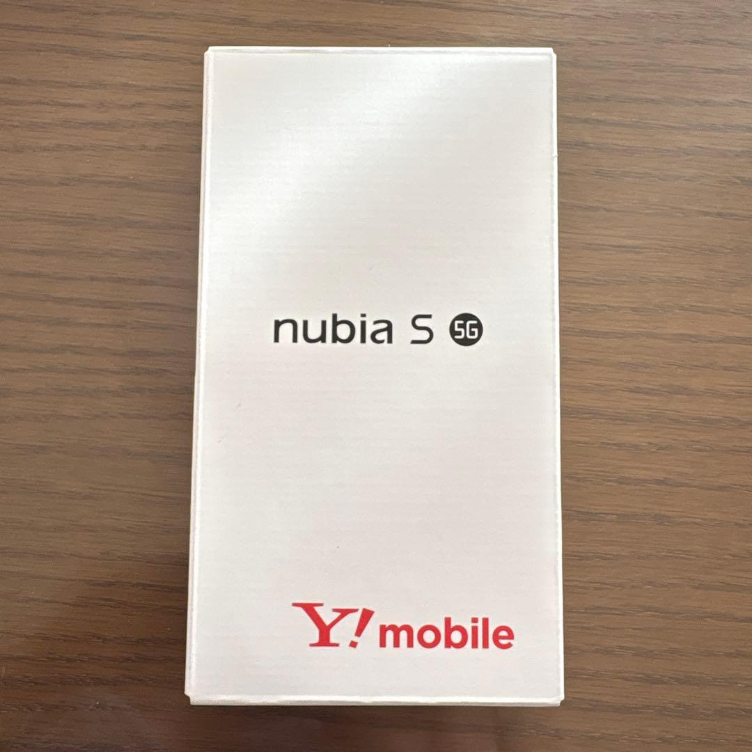 Y!mobile 機種nubia S 5G ライトパープル　開封済み