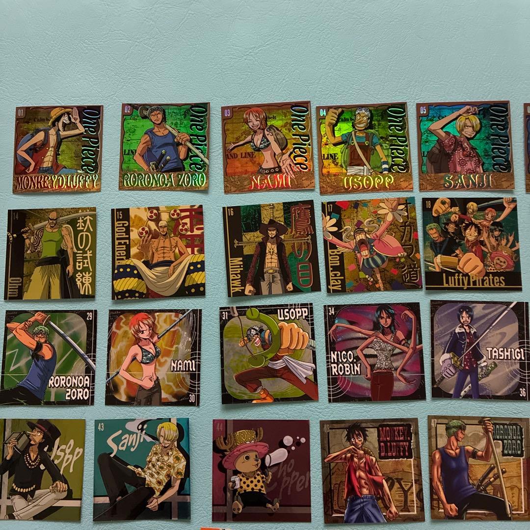 平成レトロ激レア　ワンピース　森永シール70枚セット