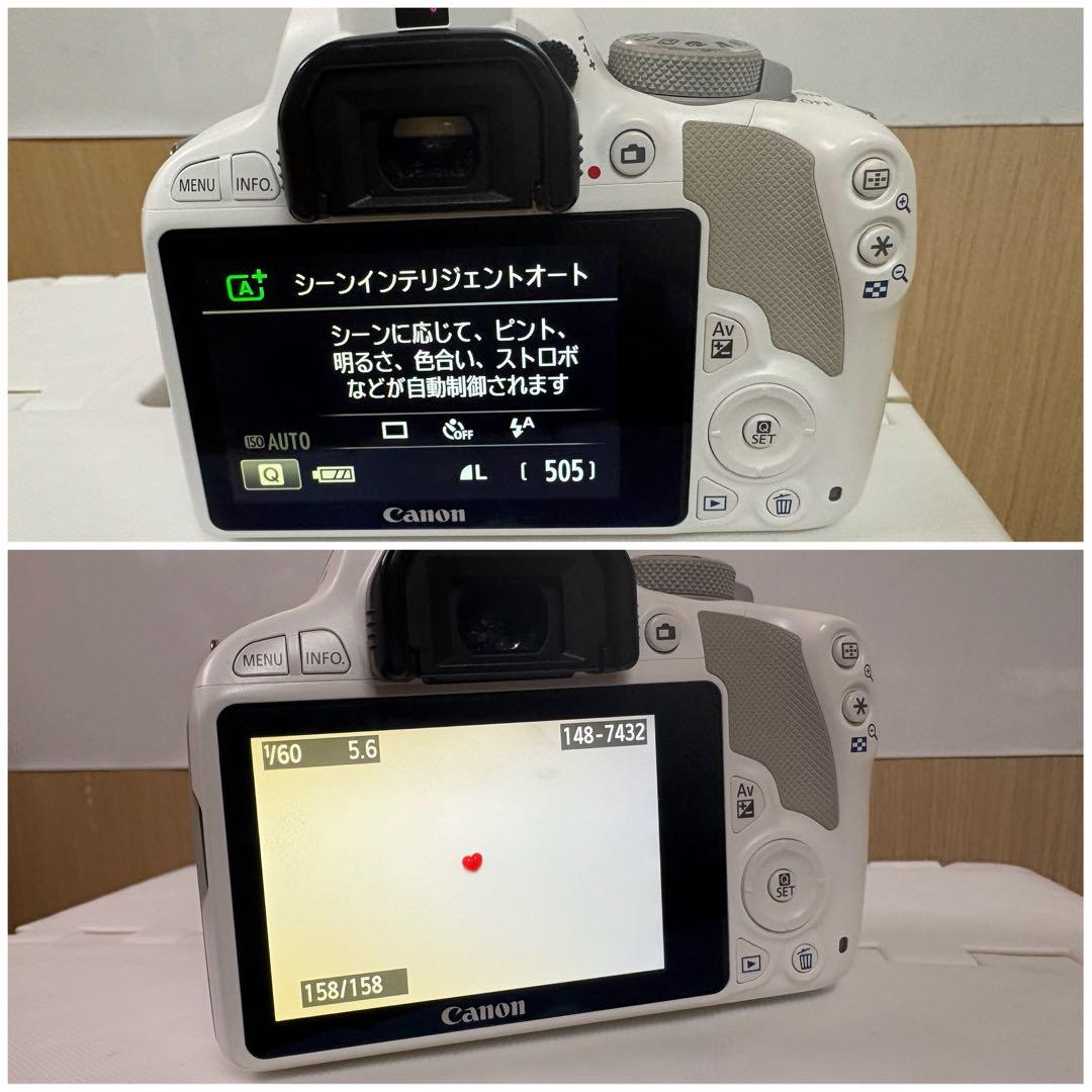 Canon EOS Kiss X7☘️ホワイト一眼レフ☘️初心者おすすめ スマホ転送