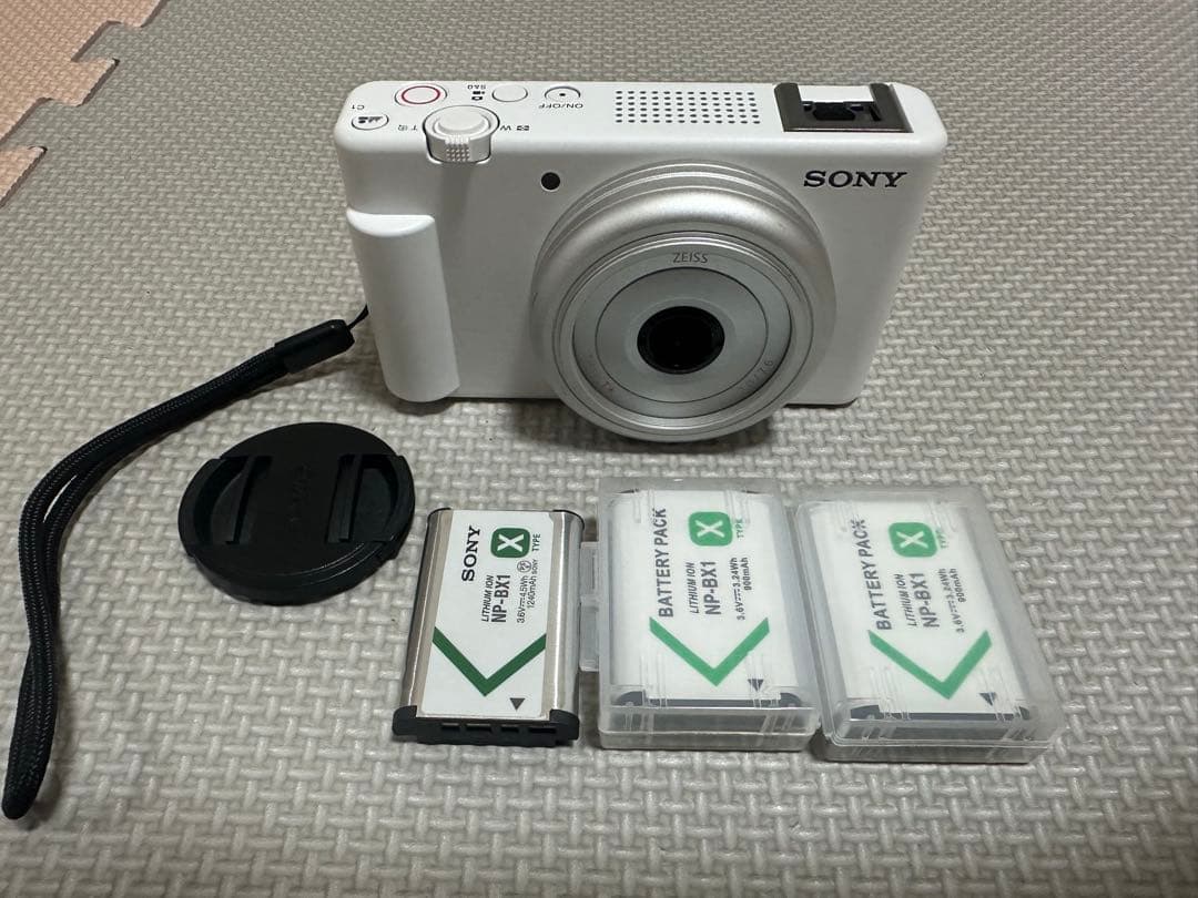 SONY コンパクトデジタルカメラ ホワイト ZV-1F