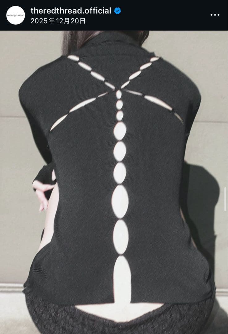 ໒꒱　theredthreadS knit fit tops single