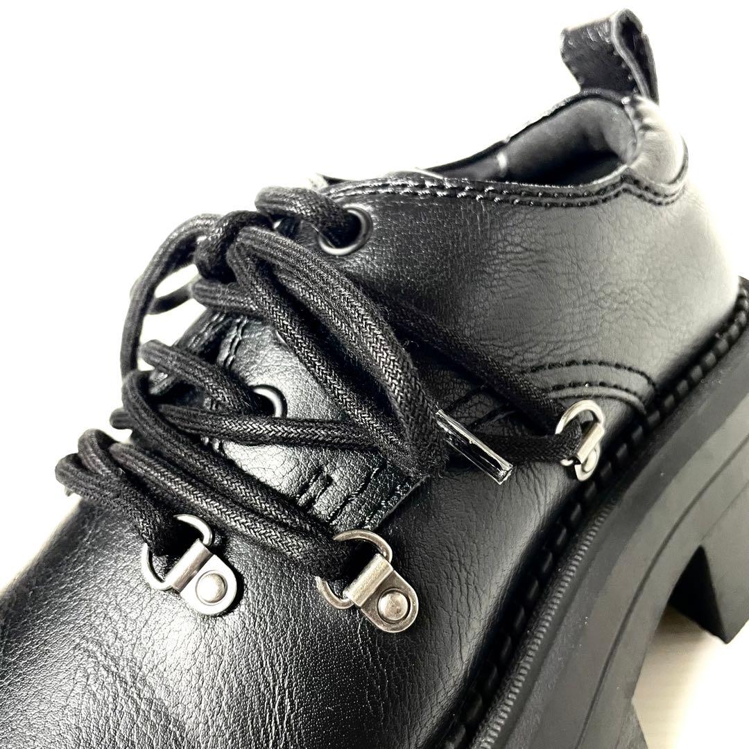 ZARA 新品 タグ付 25.5cm 39 マルチレース レースアップシューズ