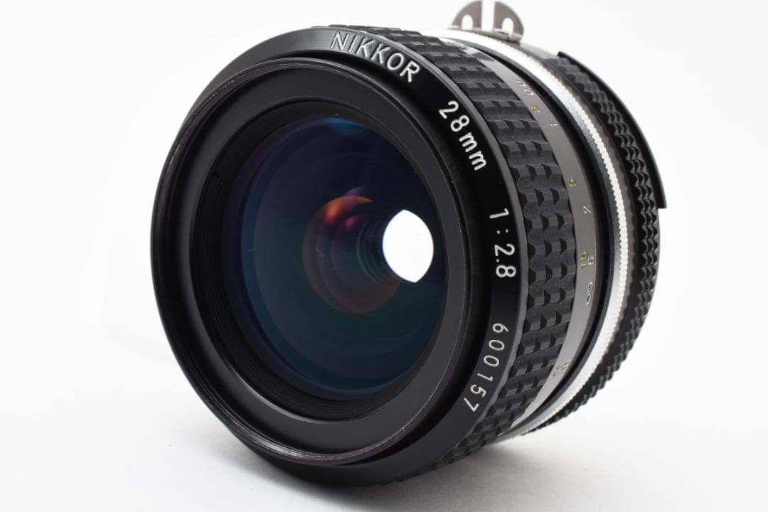 【美品】Nikon Ai 28mm F2.8 単焦点レンズ Fマウント #A4
