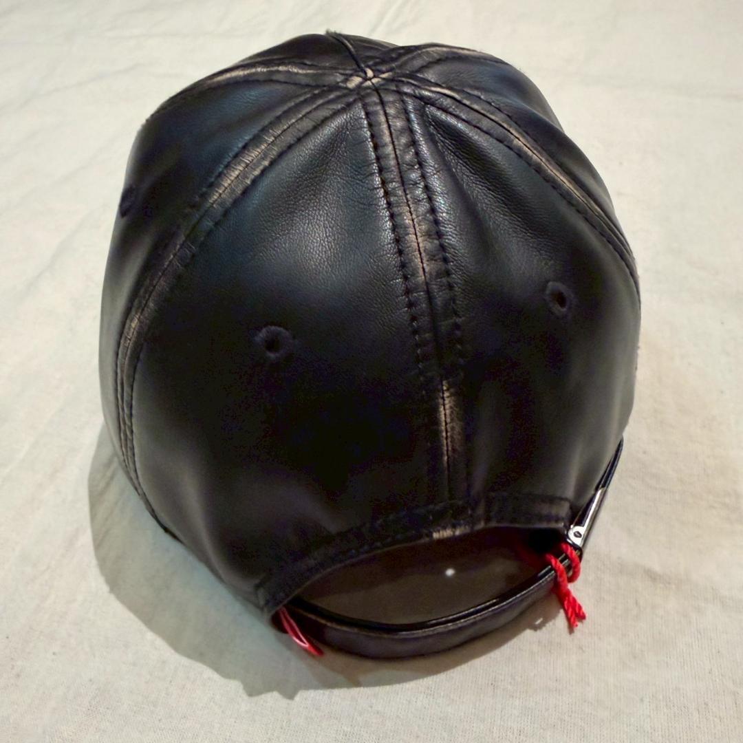 25aw 国内正規新品 DIESEL ディーゼル 合成皮革レザーキャップ 02