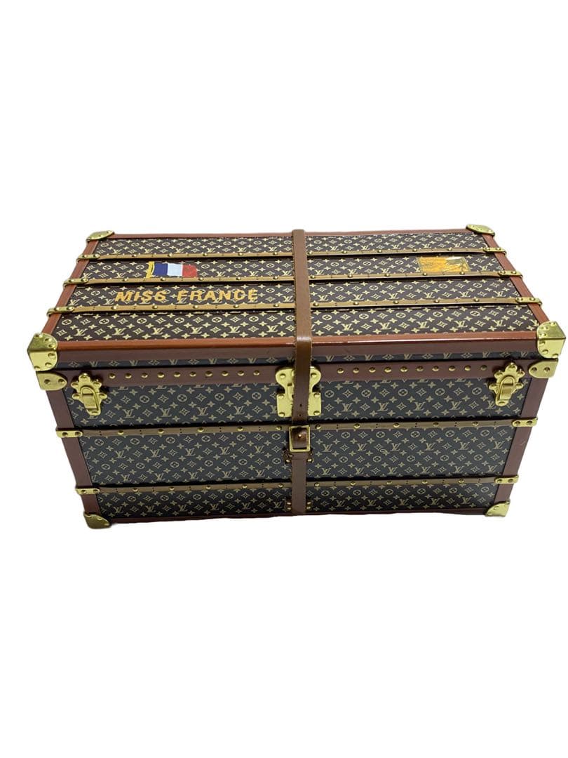 LOUIS VUITTONミスフランス　モノグラムトランク　ペーパーウェイト